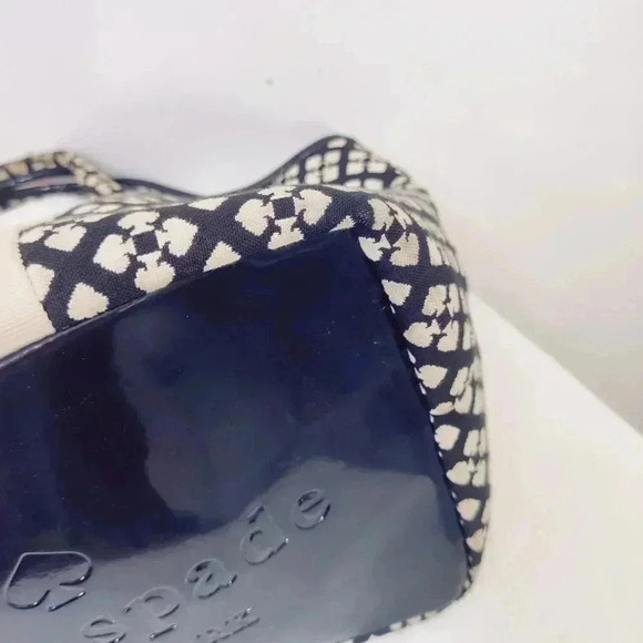 Kate Spade monogram canvas logo square style tote bag - Picture 9 of 15